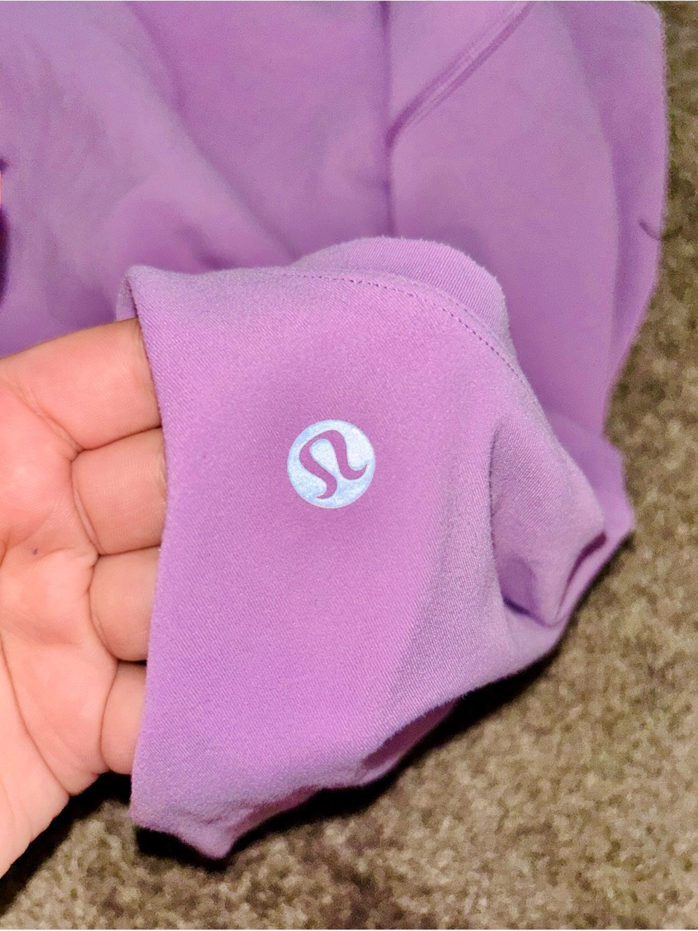Women’s Purple Racerback Tank Top - Picture 3 of 3